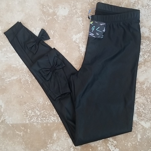 Nasty Gal Bow Leggings - Picture 1 of 3